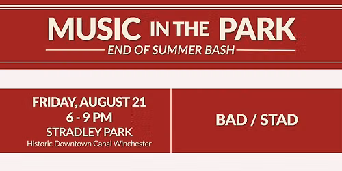Music in the Park \/ End of Summer Bash