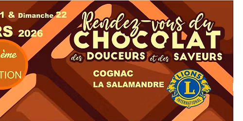 SALON DU CHOCOLAT 2026 - LIONS CLUB COGNAC