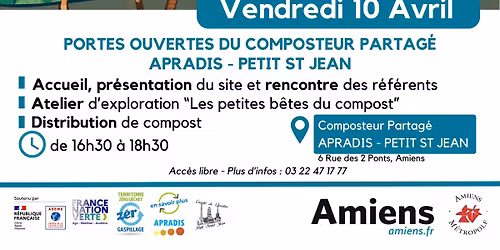 Portes ouvertes du composteur partag\u00e9 APRADIS - PETIT ST JEAN