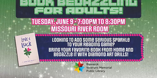 Book Bedazzling for Adults
