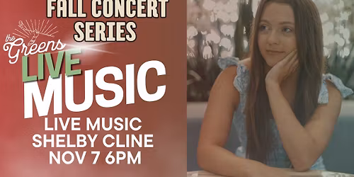 Live Music | Shelby Cline \u2013 Nov 7 @ 6PM