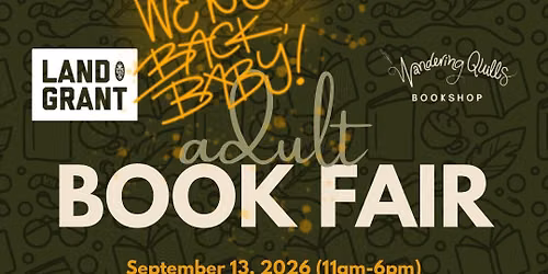 WQB x Land-Grant's Adult Book Fair