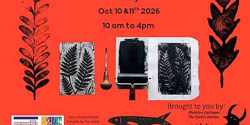 Two-Day Printmaking with Kwe (Sat and Sun)