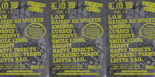 A Very L.O.W Christmas 2 w\/ Raised As Wolves, Amends, Curses, Nosedive + MORE!