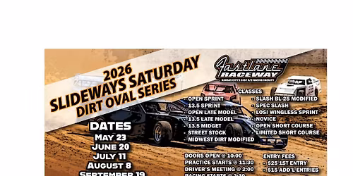 2026 Slideways Saturday Dirt Oval Series
