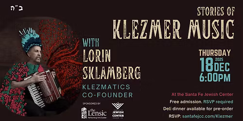 Stories of Klezmer Music with Lorin Sklamberg
