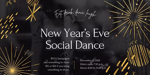 NEW YEAR\u2019S EVE LINDY SOCIAL & POTLUCK
