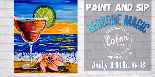 "Sunset Sips" Paint and Sip with ColorHype TXK at Redbone Magic