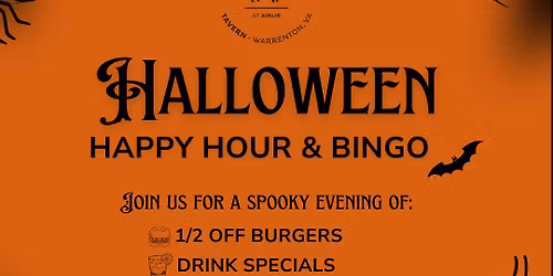 Halloween Happy Hour & Bingo