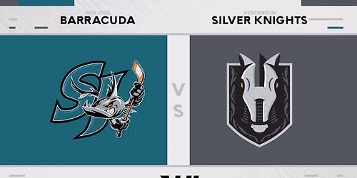 San Jose Barracuda at Henderson Silver Knights at Lee's Family Forum