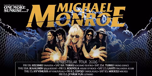Michael Monroe \u2013 Outerstellar Tour 2026