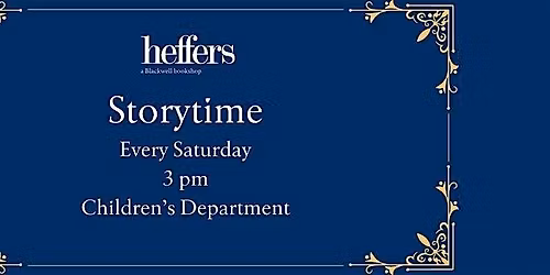 Saturday Storytime, at Heffers Bookshop