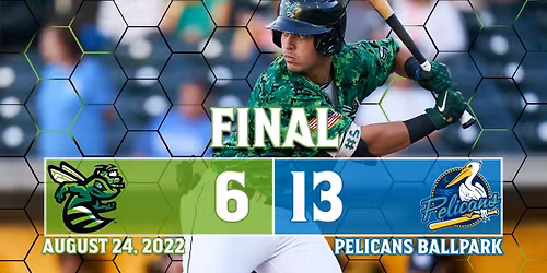Augusta GreenJackets at Myrtle Beach Pelicans at Pelicans Ballpark