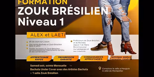 Formation Zouk Br\u00e9silien niveau 1