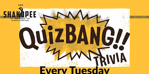 QuizBang!! Trivia at the Shakopee BrewHall