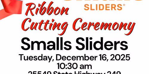 Ribbon Cutting: Smalls Sliders