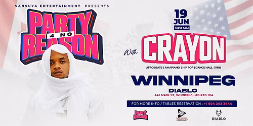 Party (P4NR) with SuperStar CRAYON -Afrobeats, Dancehall, Party- MONTREAL
