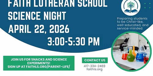 Faith Lutheran School Science Night