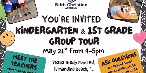 Kindergarten and 1st Grade Group Tour