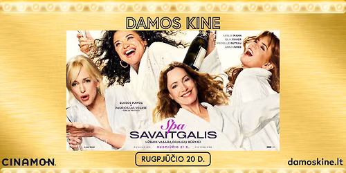 DAMOS KINE su filmo \u201eSpa savaitgalis" i\u0161ankstine premjera CINAMON MEGA rugpj\u016b\u010dio 20 d. 19:00! \ud83d\udc60