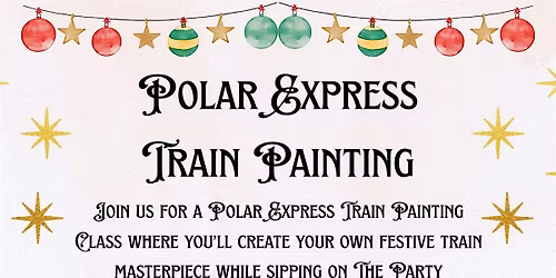 Polar Express Train Painting