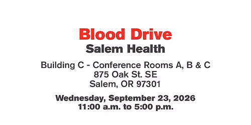 Blood Drive at Salem Hospital
