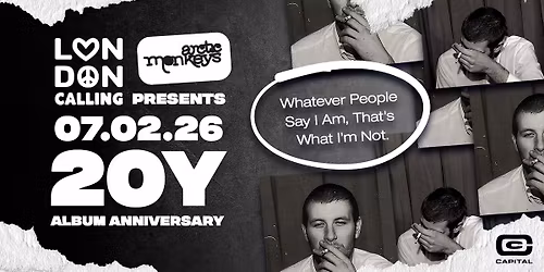 20 Years Of Whatever People Say I Am, That's What I'm Not 