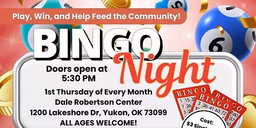 NOVEMBER FAMILY BINGO NIGHT