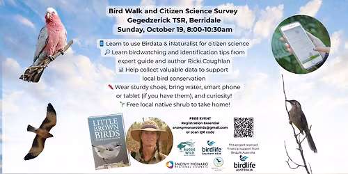 Bird Walk and Citizen Science Survey - Berridale Cemetery