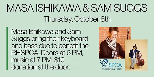 Masa Ishikawa & Sam Suggs at The Grill in Support of RHSPCA