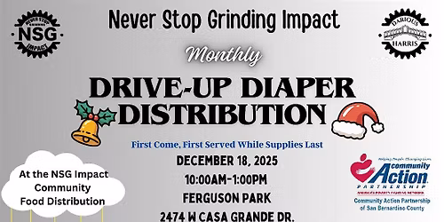 Free Drive Up Diaper Distribution-(December)