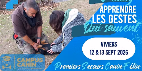 Formation aux Premiers Secours pour Chien et Chat \u00e0 VIVIERS