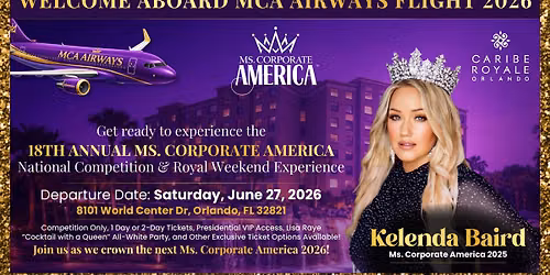 18th Annual Ms. Corporate America National Competition