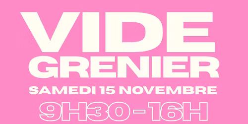 VIDE GRENIER - La conciergerie d'Air Bel x Le Talus