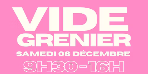 VIDE GRENIER - La conciergerie d'Air Bel x Le Talus