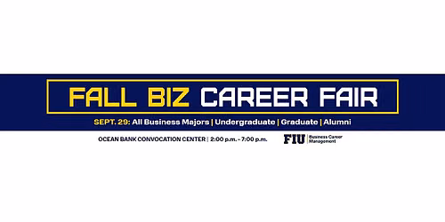 FIU Business Career Fair: Fall 2026