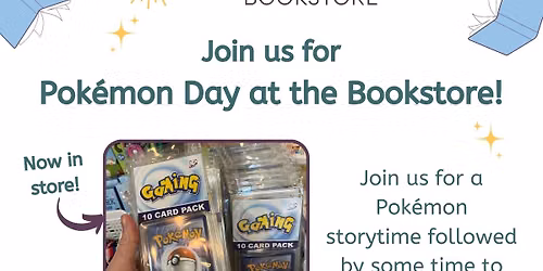 Pokemon Day at Moon and Back Bookstore!