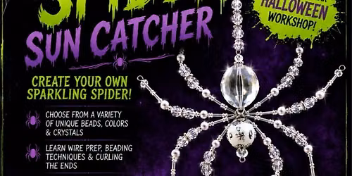 Beaded Spider Sun Catcher Workshop with Faith