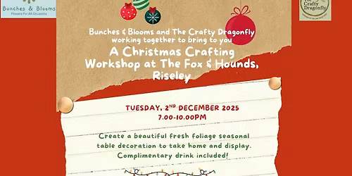 Christmas Fresh Table Decoration Workshop