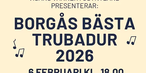 Borg\u00e5s b\u00e4sta trubadur 2026