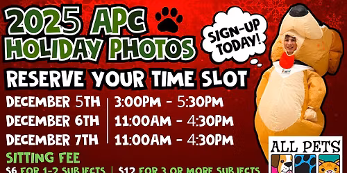 Holiday Pet Portraits at All Pets Considered