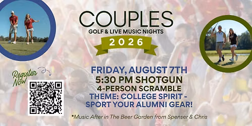 Couples Golf & Live Music Night - College Spirit