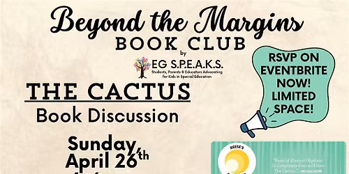 Beyond the Margins Book Club: The Cactus