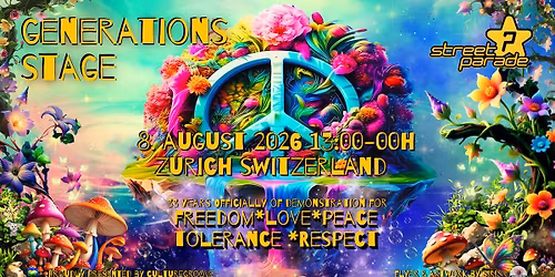 Generations Stage @ Street Parade 2026