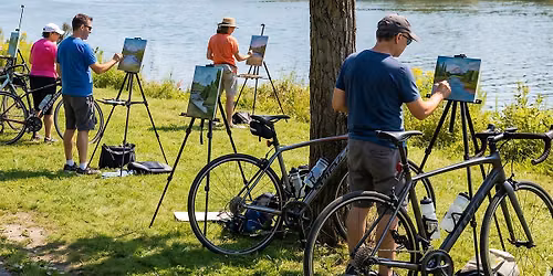 Paint & Pedal: Bike Tour and Painting