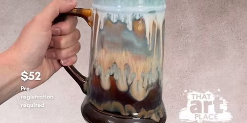Adult Stoneware Stein Glazing Workshop