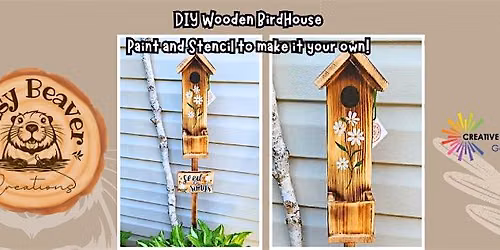 DIY Wood Bird House Painting Workshop