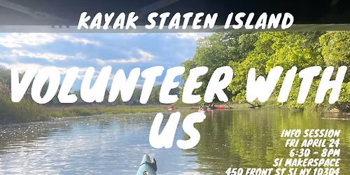 Kayak Staten Island New Volunteer Info Session