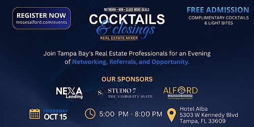 Cocktails & Closings | Real Estate Mixer