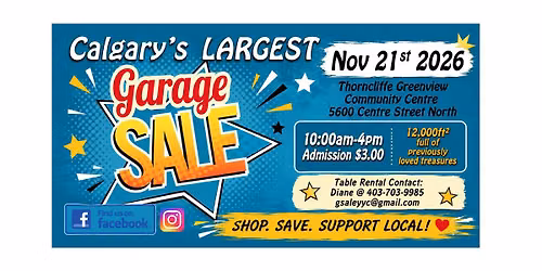 Calgary's LARGEST Garage Sale 